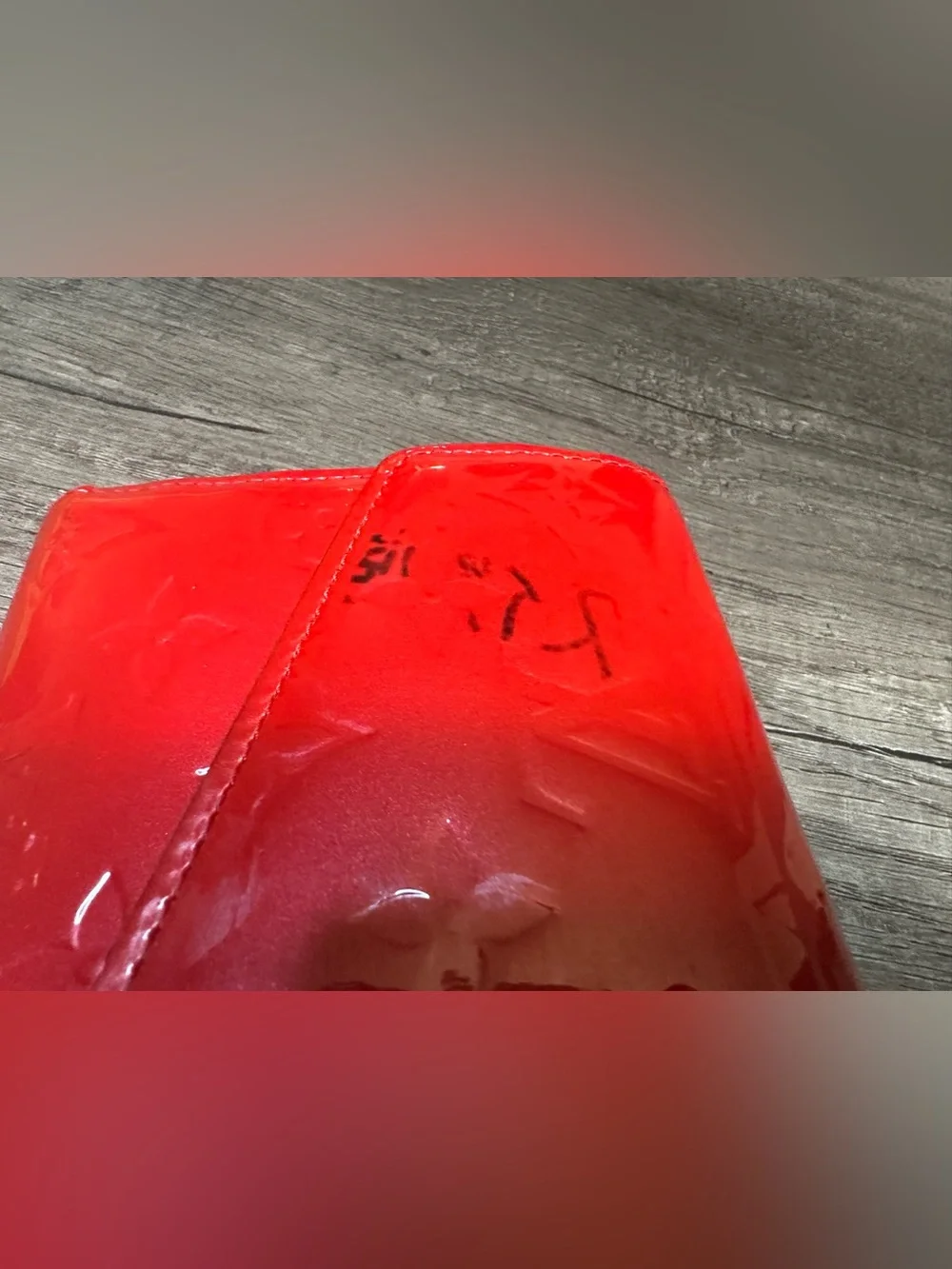 Louis Vuitton Sarah Red Vernis